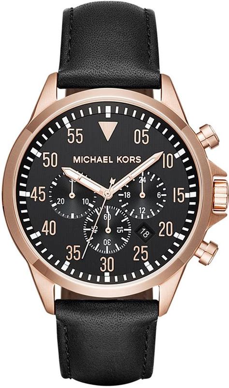 michael kors gage strap chronograph watch manual